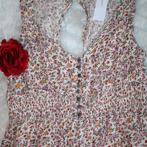 American Eagle Outfitters Strappy Button Up Romper